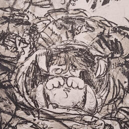 "Got That Bear in Me," 2 layer Lithograph, 2025